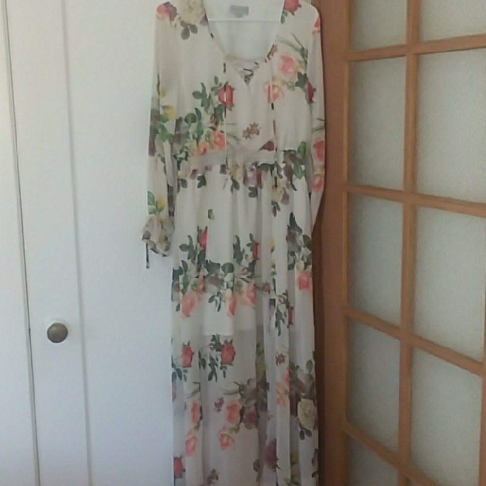 Belle Sky floral dress